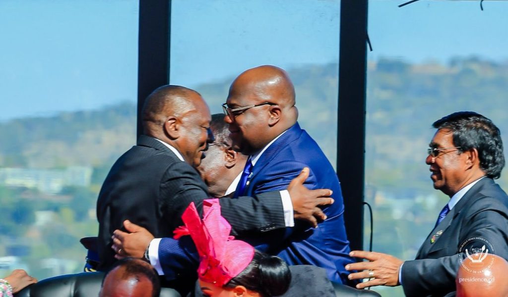 Investiture de Cyril Ramaphosa : Présent à Pretoria, le Président Félix Tshisekedi a félicité son homologue