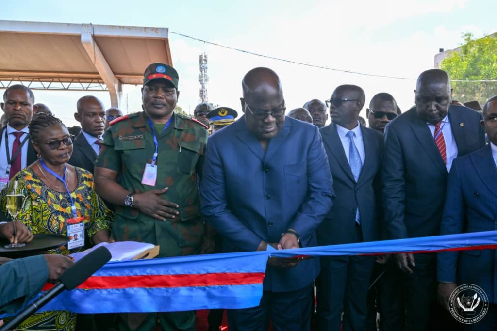 LUBUMBASHI : Le Président de la République, Félix Tshisekedi a inauguré les trains du Service National