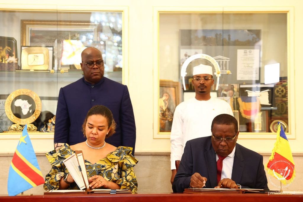 NDJAMENA : la RDC et le TCHAD signent 3 accords de coopération