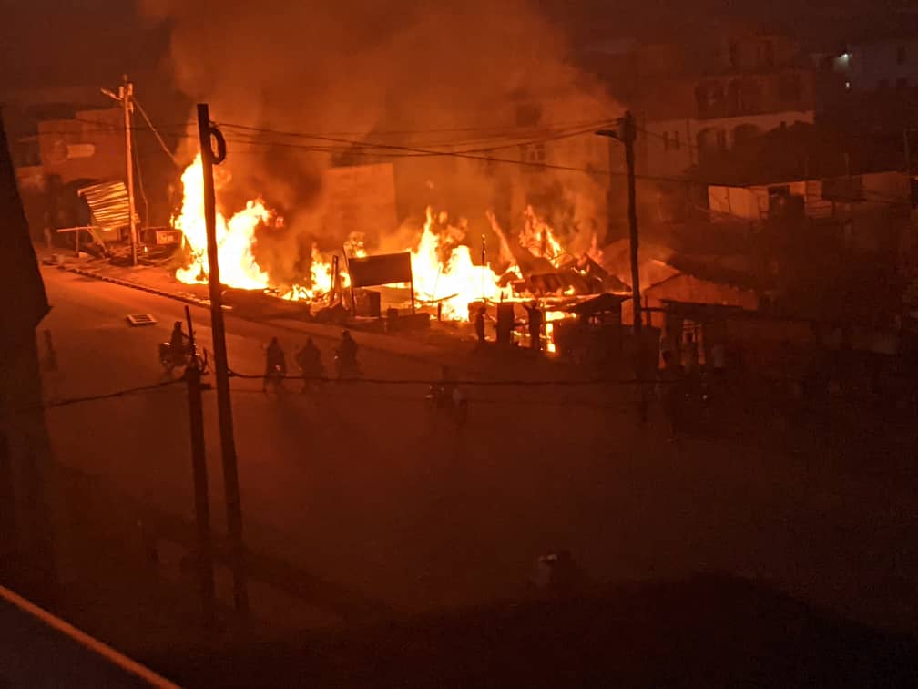 Incendie à Bukavu