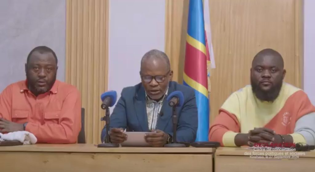 Le cadre de concertation des forces politiques et sociales évalue la situation générale du pays
