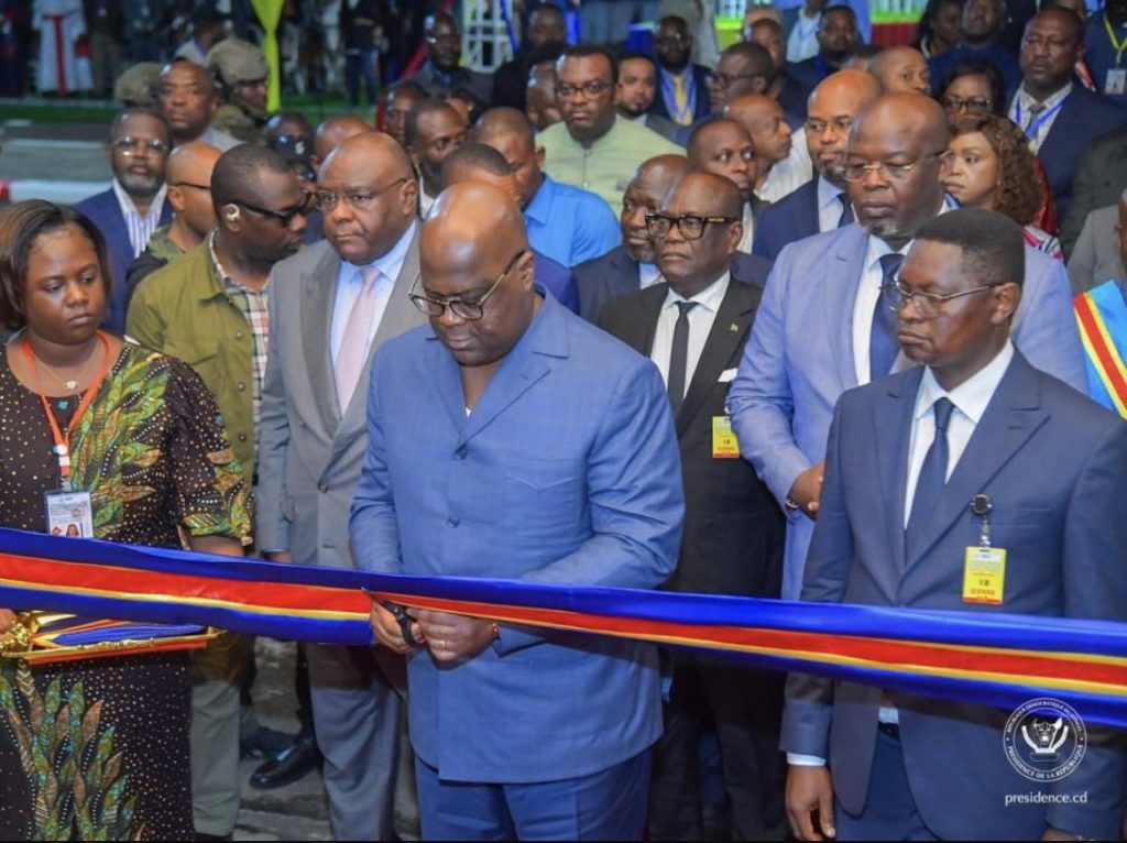 Le président Félix Tshisekedi a inauguré l’aéroport international de Bangoka rénové
