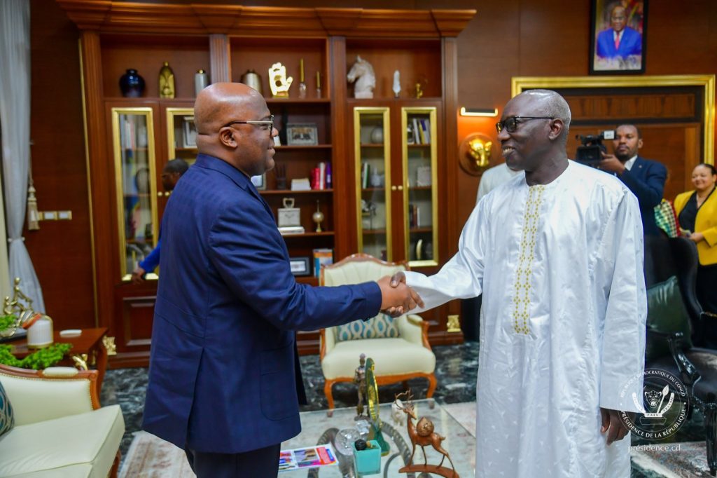DROITS DE L’HOMME : Félix Tshisekedi a reçu Adama DIENG, envoyé spécial de l’Union africaine