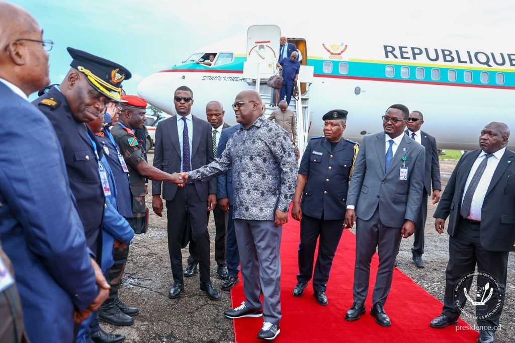 Itinérance au Grand Katanga : le Chef de l’Etat Félix tshisekedi est arrivé au Tanganyika
