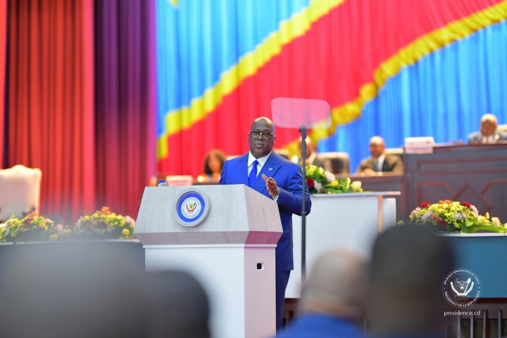 Adresse sur l&rsquo;État de la Nation : Félix-Antoine Tshisekedi invite le gouvernement à la préservation de l&rsquo;environnement