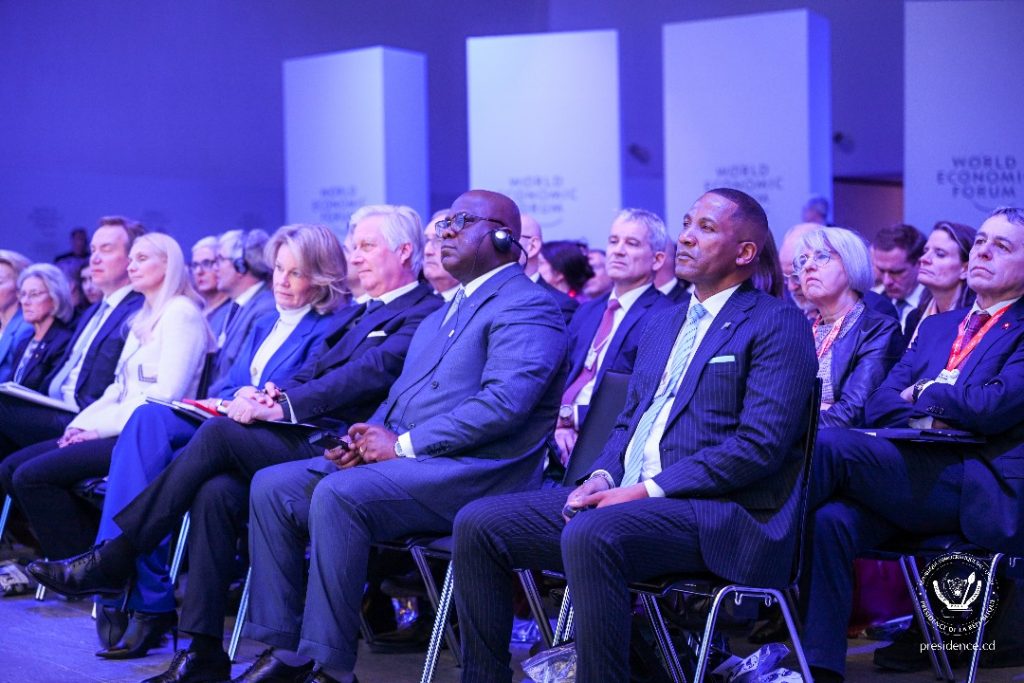 DAVOS 2025 : le Président Félix Tshisekedi a assisté à la cérémonie d’ouverture du Forum Économique Mondial